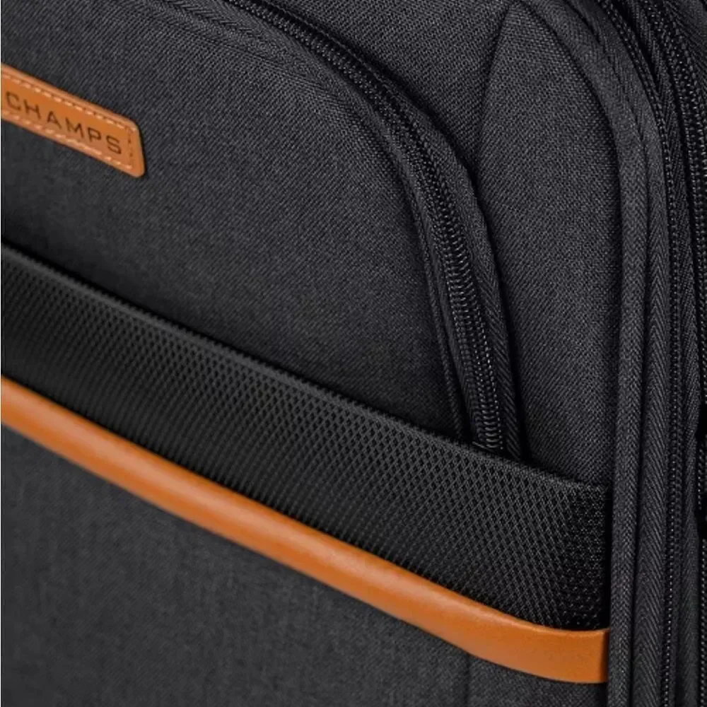 CHAMPS 🏖️✈️Classic II Collection 1-piece Softside Luggage suitcase 24”Grey GREY